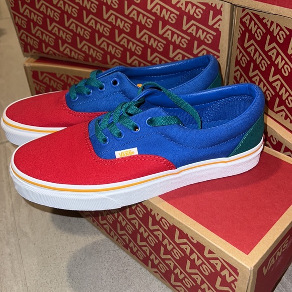 🛴 VANS ERA PRIMARY COLORS BLOCK SHOES ✌🏻 - Picture 9 of 12